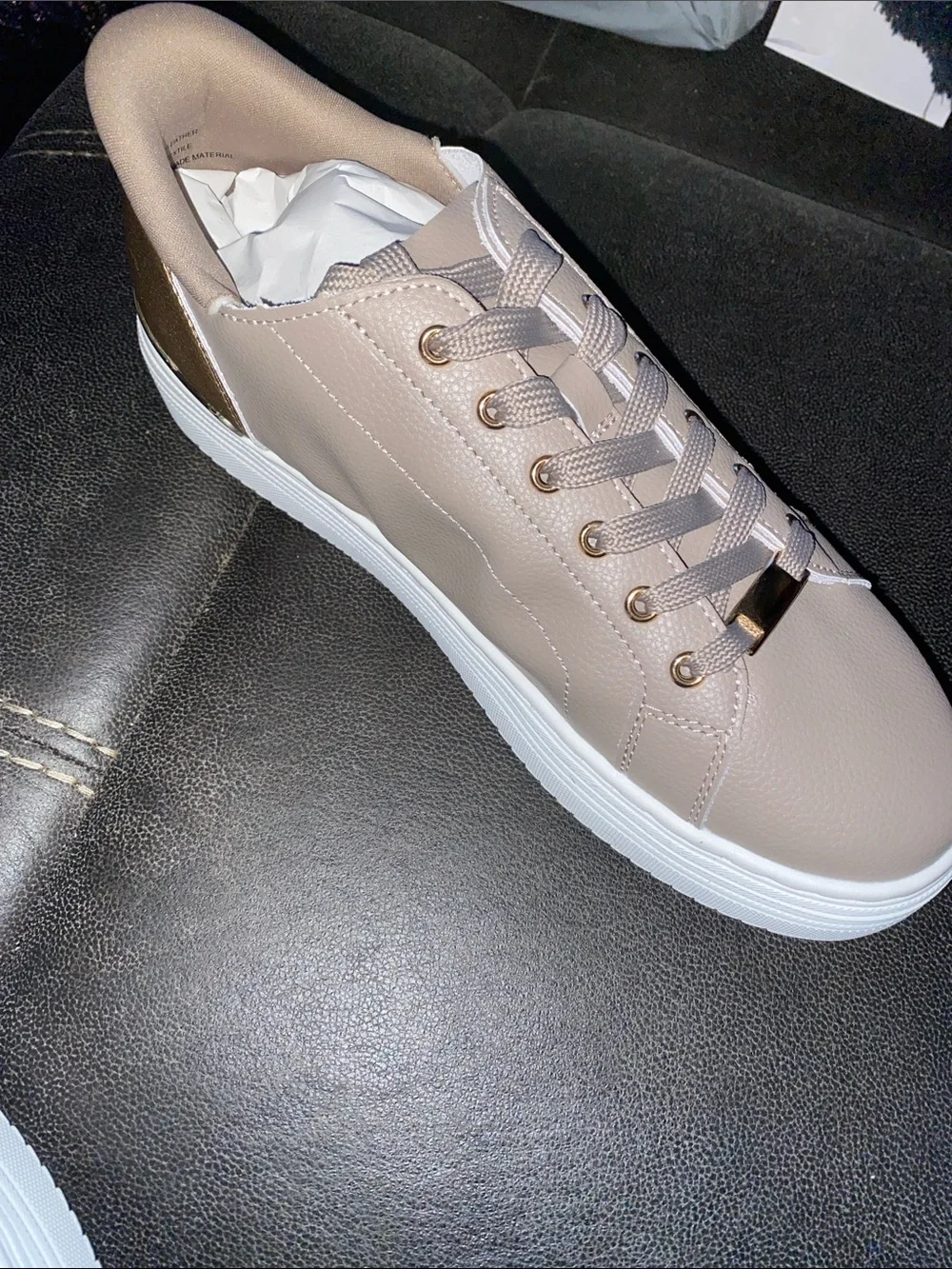 Joy Mangano Sneakers - NIB - TAUPE - Size 11M